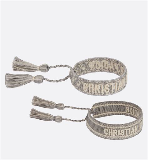 bracciale di stoffa christian dior